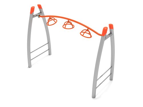 Curved Post 3 Wheel Overhead Spinner