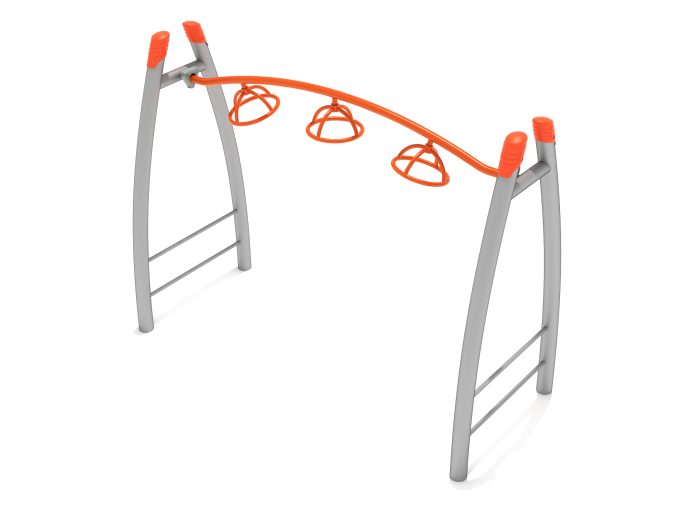 Curved Post 3 Wheel Overhead Spinner