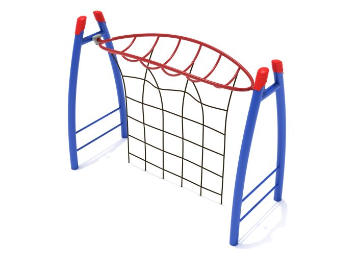 Freestanding Curved Post Overhead Inverted Horizon Rope Climber - Image 5