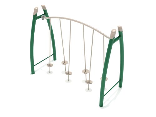 Curved Post Tilted Lily Pad Bridge