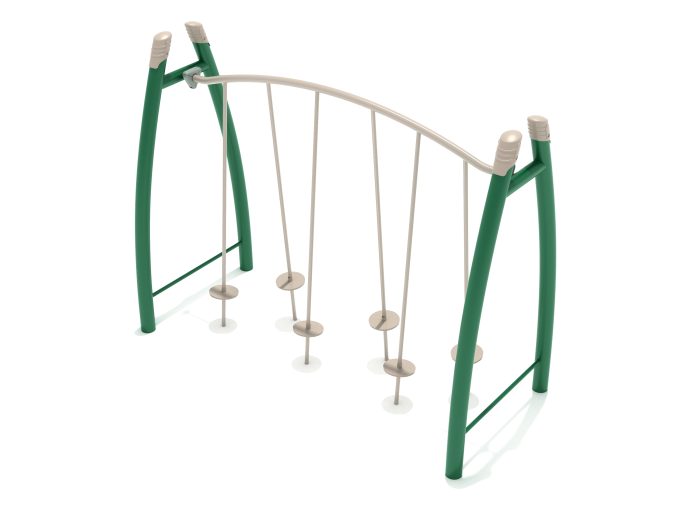 Curved Post Tilted Lily Pad Bridge