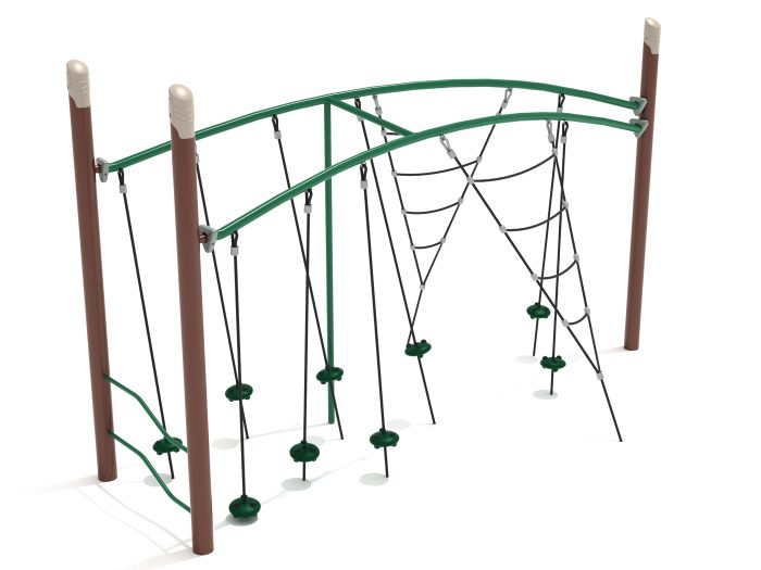 Single Post Double Tilted Lily Pad Bridge with Net Attachment - Image 4
