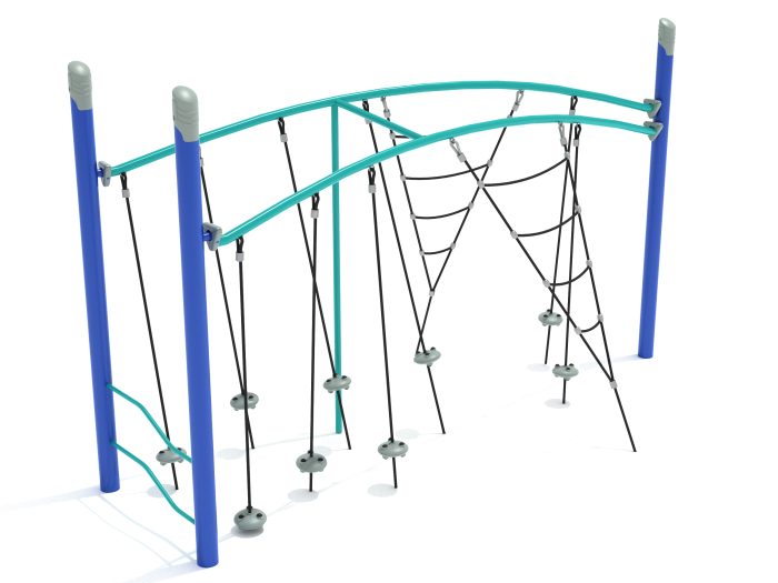 Single Post Double Tilted Lily Pad Bridge with Net Attachment - Image 6