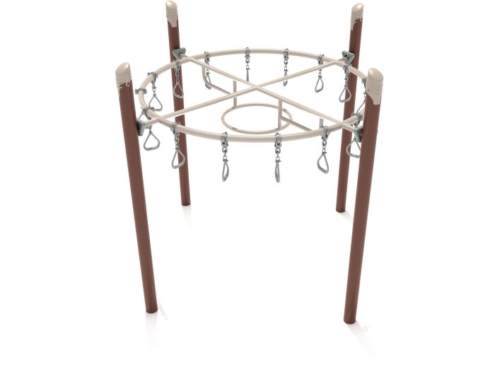 Single Post Circle Overhead Swinging Ring Ladder - Image 4