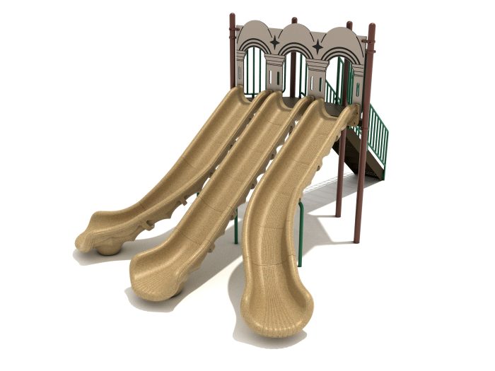 6 Foot Triple Sectional Split Slide - Image 7