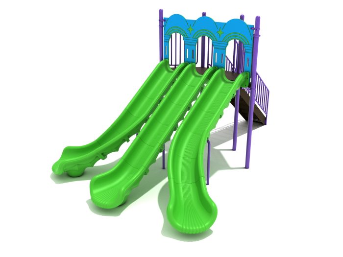 6 Foot Triple Sectional Split Slide - Image 8