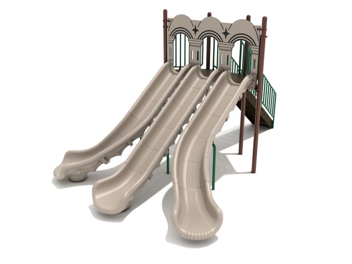 6 Foot Triple Sectional Split Slide - Image 6