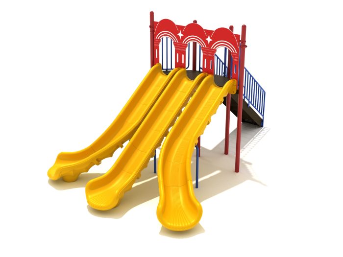 6 Foot Triple Sectional Split Slide - Image 9