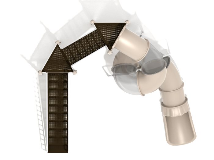 12 Foot Spiral Tube Slide - Image 5