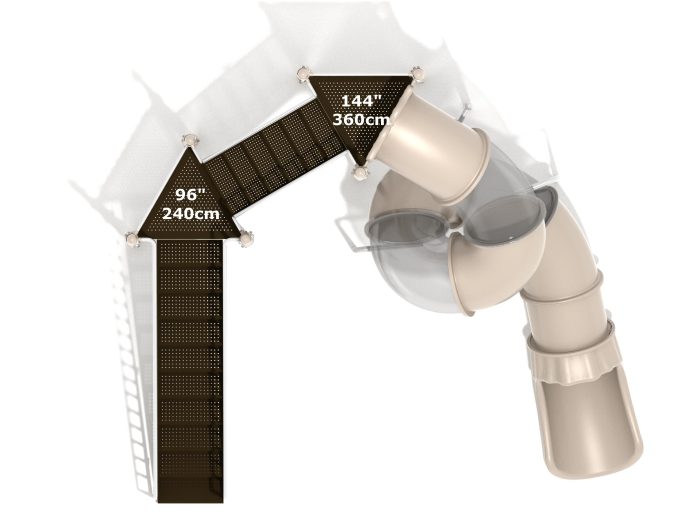 12 Foot Spiral Tube Slide - Image 6