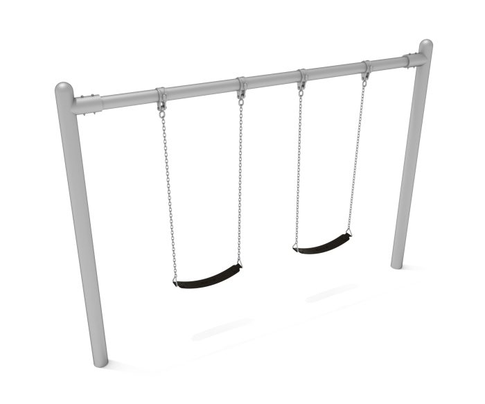 Elite Series 5 inch Single Post Swing 1 Bay with Belt Seats - 8 Foot - Image 16