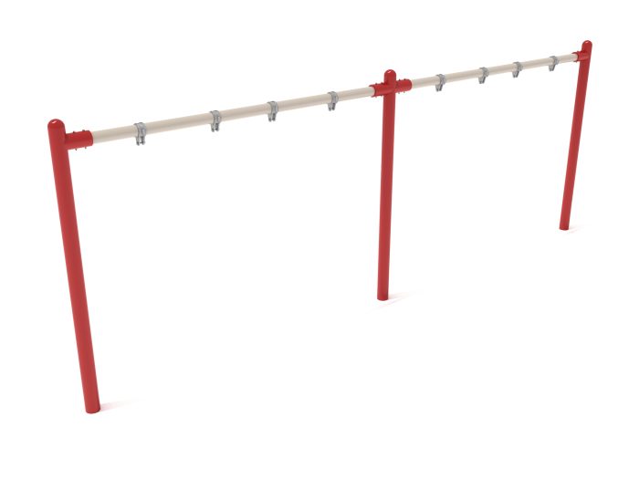 2-Bay Elite Single Post Swing-  Frame Only with Hangers - Image 21