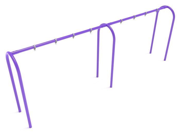 2 Bay - Arch Post Frame Only with Hangers - Image 3