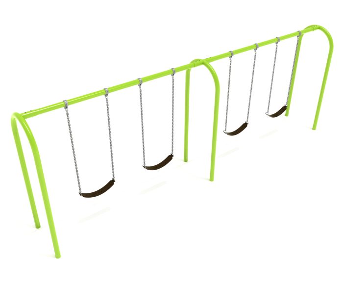 2 Bay Arch Post Frame with Hangers and 2 Bay Belt Seat Packages - Image 6