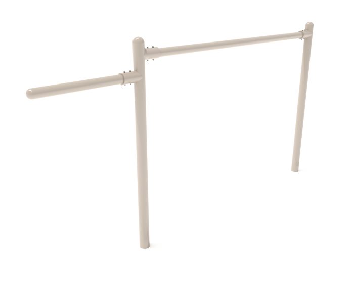 1-Bay 1-Cantilever Single Post No Swing - Frame with Hangers Only - Image 2