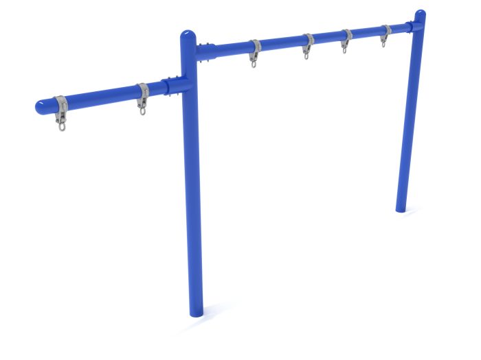 1-Bay 1-Cantilever Single Post No Swing - Frame with Hangers Only