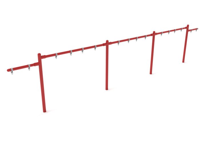3 Bay 2 Cantilevers - Frame Only with Hangers - No Swing - Image 3