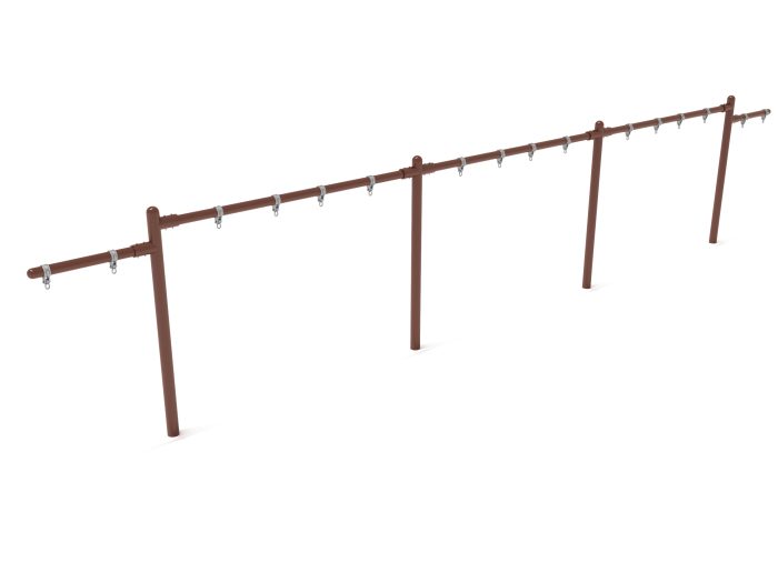 3 Bay 2 Cantilevers - Frame Only with Hangers - No Swing - Image 4