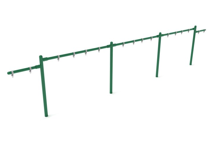 3 Bay 2 Cantilevers - Frame Only with Hangers - No Swing - Image 2