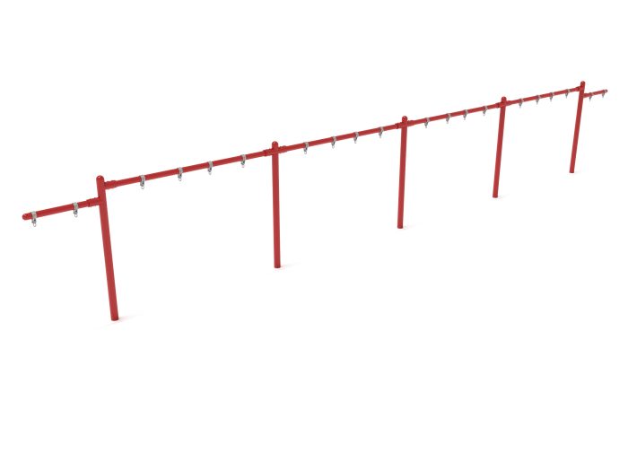 4 Bay 2 Cantilevers - Frame Only with Hangers - No Swings - Image 3