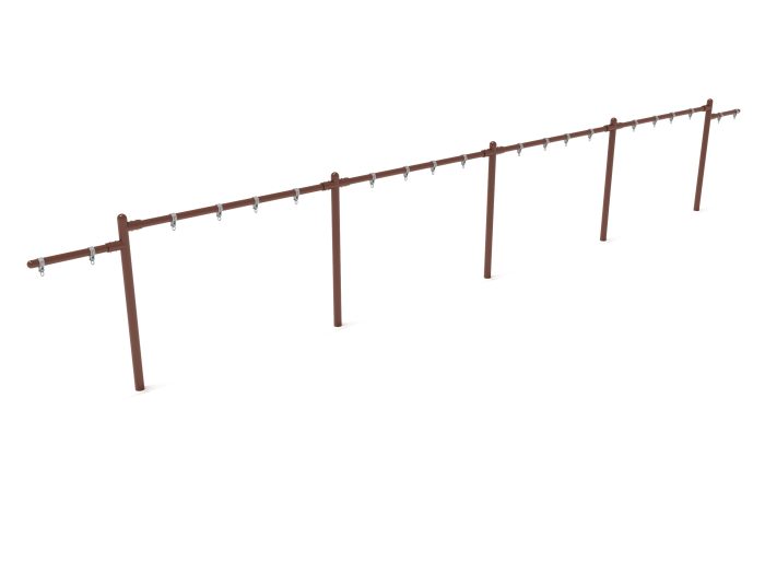 4 Bay 2 Cantilevers - Frame Only with Hangers - No Swings - Image 4
