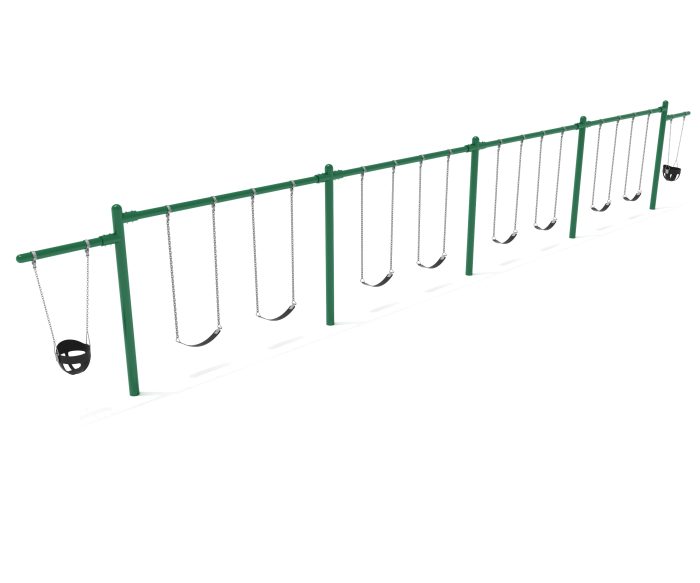 4 Bay 2 Cantilevers - Frame with Hangers, 4 Bay Belt Seat Packages, 1 Bay Bucket Packages - Image 2