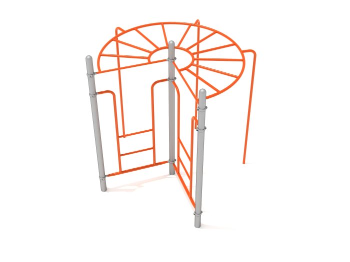 Freestanding 270-Degree Rung Standard Horizontal Ladder