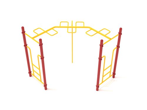 Freestanding 90-Degree Snake Ladder