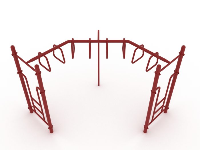 Freestanding 90-Degree Trapezoid Loop Ladder - Image 9