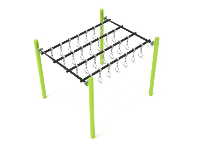 Freestanding Quadruple Straight Swinging Ring Ladder - Image 2