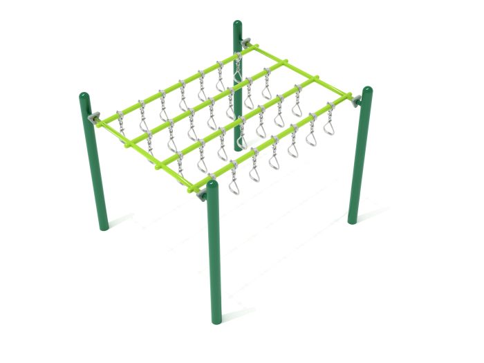 Freestanding Quadruple Straight Swinging Ring Ladder - Image 3