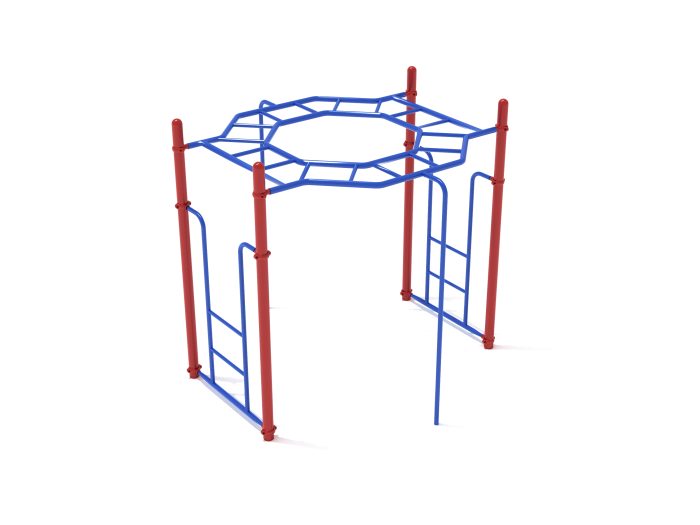 Freestanding Octagon Rung Horizontal Ladder - Image 2
