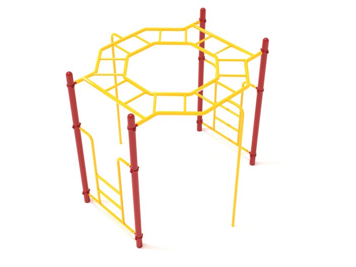 Freestanding Octagon Rung Horizontal Ladder - Image 9