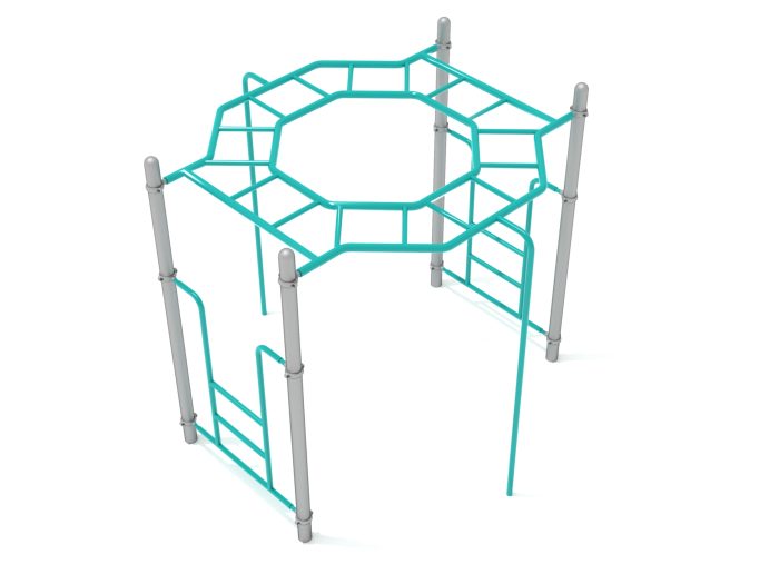 Freestanding Octagon Rung Horizontal Ladder - Image 11