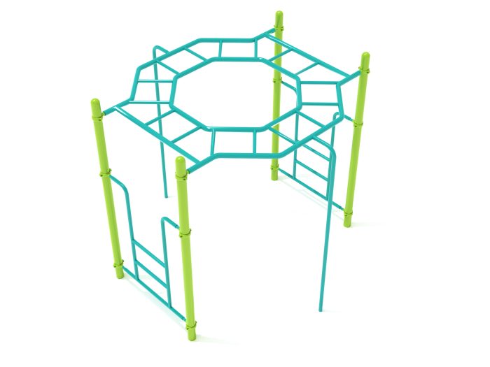 Freestanding Octagon Rung Horizontal Ladder - Image 13