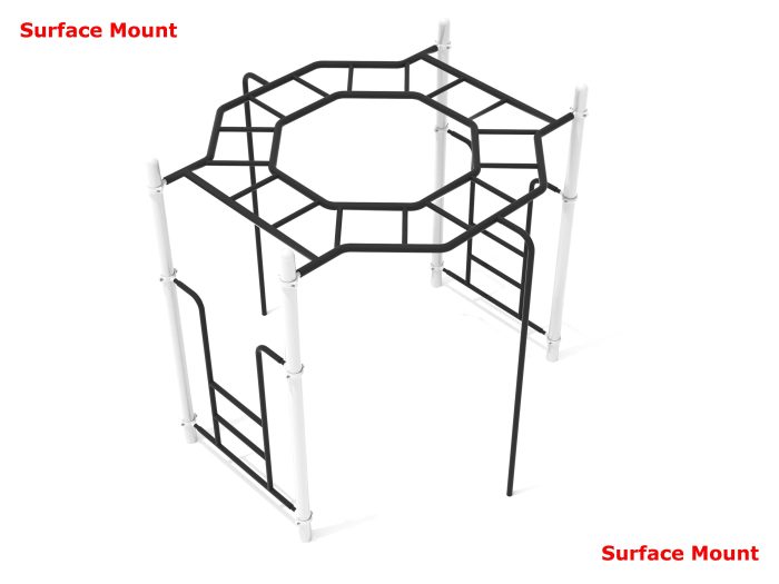 Freestanding Octagon Rung Horizontal Ladder - Image 33
