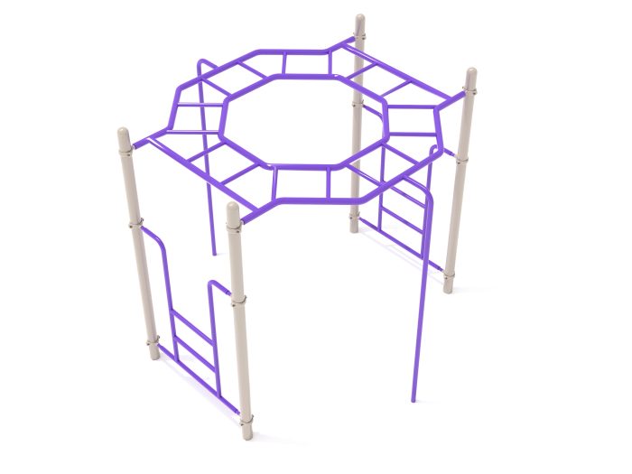 Freestanding Octagon Rung Horizontal Ladder