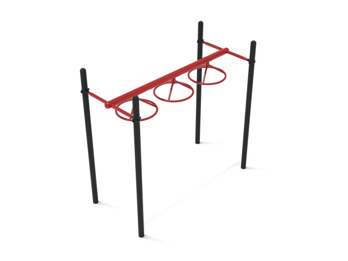 Freestanding 3-Wheel Overhead Swing Ladder - Image 2