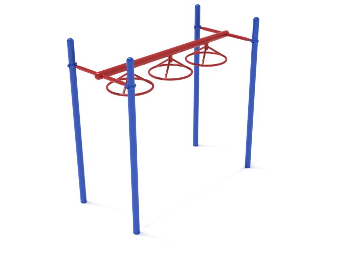 Freestanding 3-Wheel Overhead Swing Ladder - Image 3