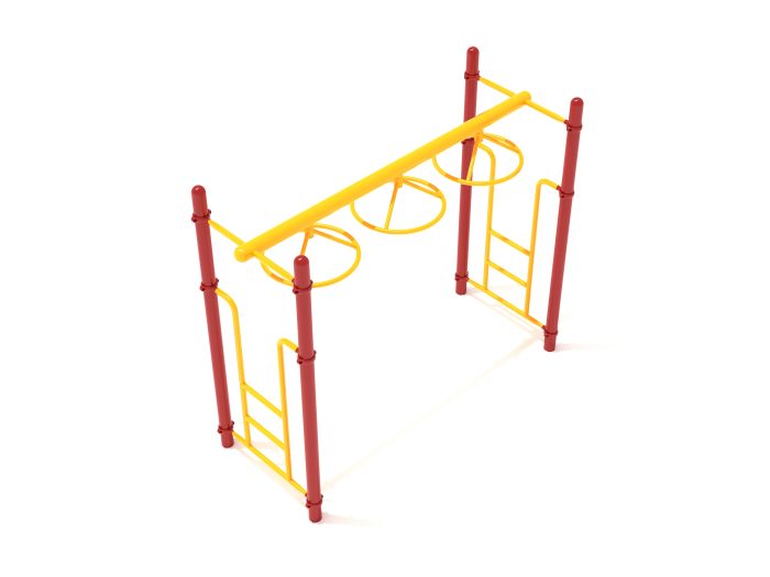 Freestanding 3-Wheel Overhead Swing Ladder - Image 5