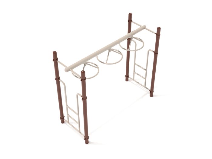 Freestanding 3-Wheel Overhead Swing Ladder - Image 7