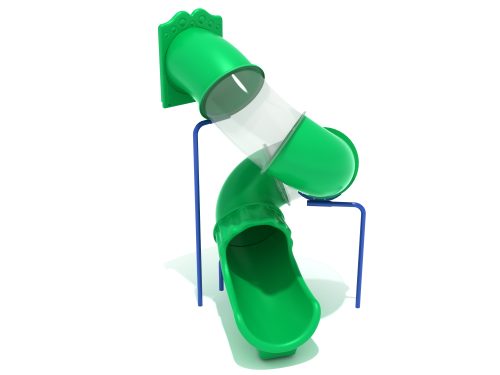 9 Foot Spiral Tube Slide Component - Slide and Supports
