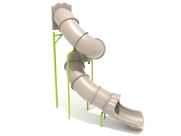 12 Foot Spiral Tube Slide Component - Slide and Supports - Image 4