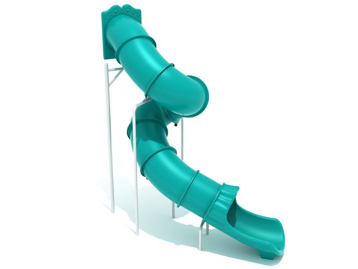 12 Foot Spiral Tube Slide Component - Slide and Supports - Image 8