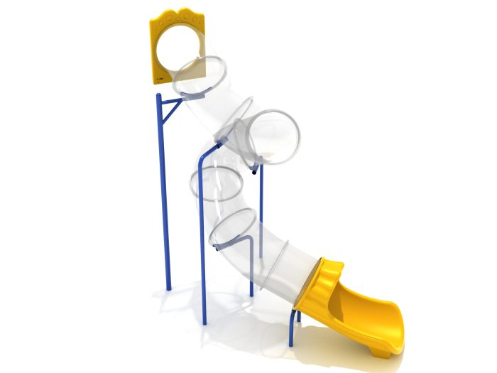 12 Foot Spiral Tube Slide Component - Slide and Supports - Image 6
