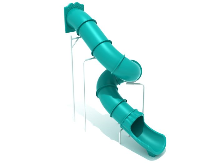 13 Foot Spiral Tube Slide Component - Slide and Supports - Image 3