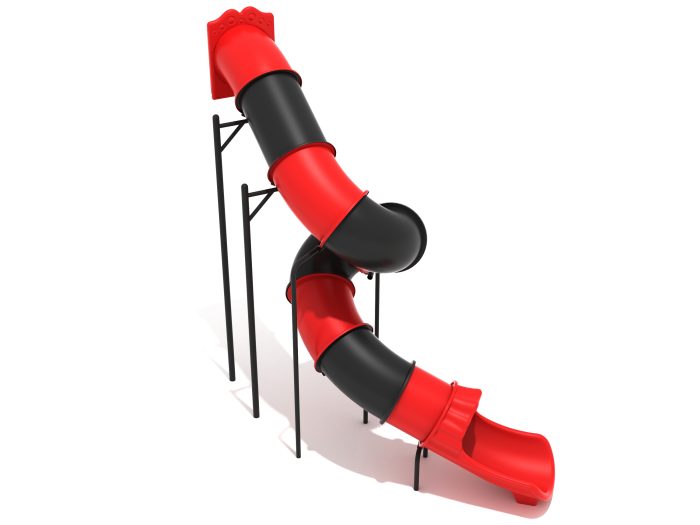 14 Foot Spiral Tube Slide Component - Slide and Supports - Image 4
