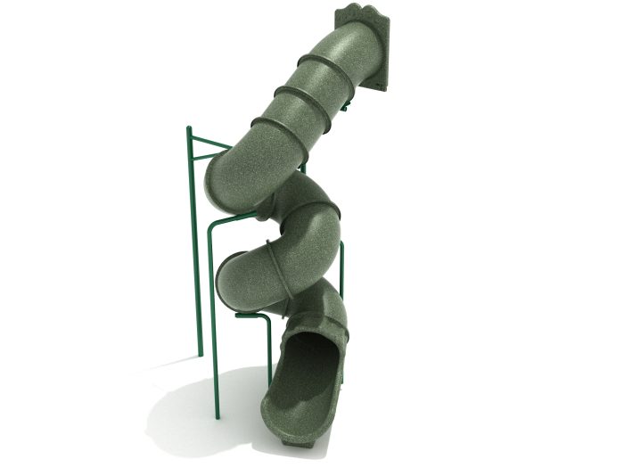 15 Foot Spiral Tube Slide Component - Slide and Supports - Image 5
