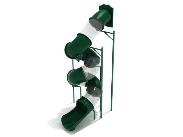 16 Foot Spiral Tube Slide Component - Slide and Supports - Image 3