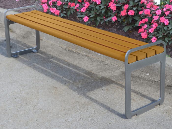 Plaza Bench Without Back - Image 2